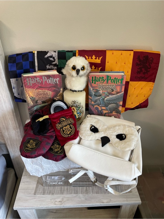 Harry Potter Handbags - Harry Potter Fan Collection - Books Candle Backpack Flags Plush Slippers